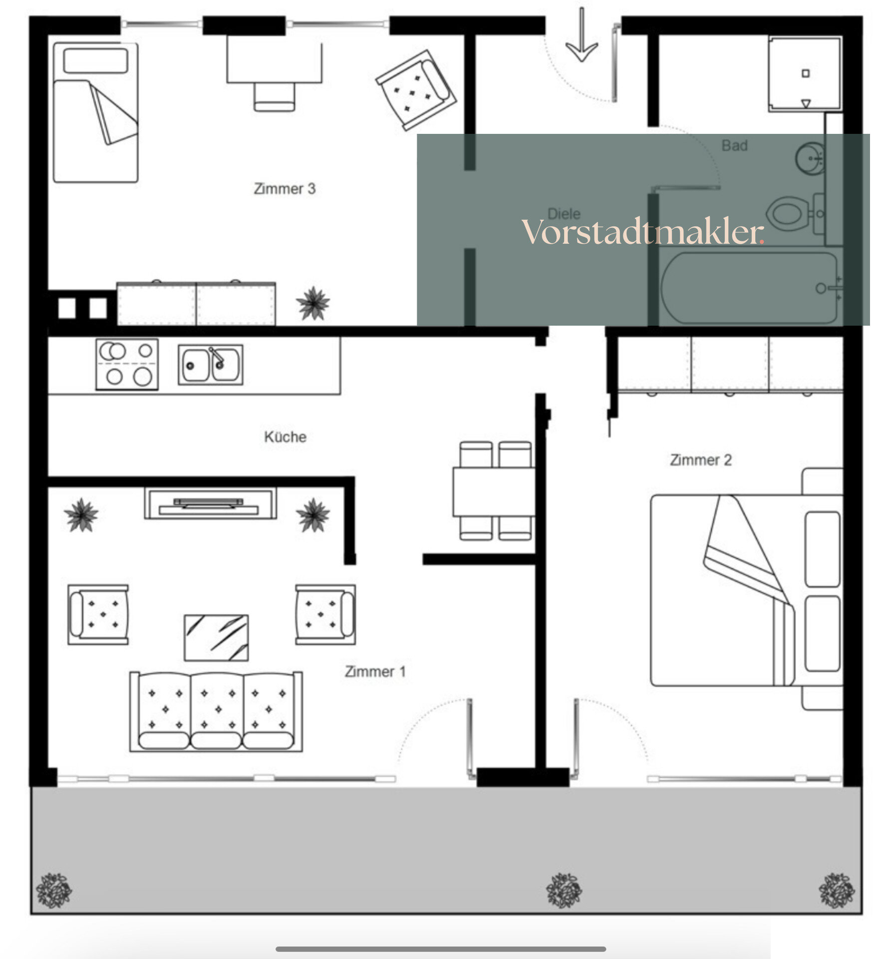 Wohnung zur Miete 736 € 1 Zimmer 12 m²<br/>Wohnfläche 4.<br/>Geschoss ab sofort<br/>Verfügbarkeit Johanneskirchen München 81927