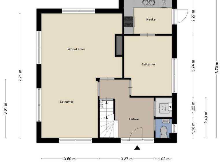 Haus zum Kauf 999.000 € 7 Zimmer 150 m² 412 m² Grundstück kerkstraat 15 bergen aan zee 1865 AM