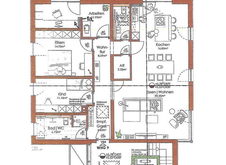 Penthouse zur Miete 1.935 € 4 Zimmer 133,5 m²<br/>Wohnfläche Dachgeschoss, 2.<br/>Geschoss ab sofort<br/>Verfügbarkeit Pruppacher Weg 22 Roth Roth 91154