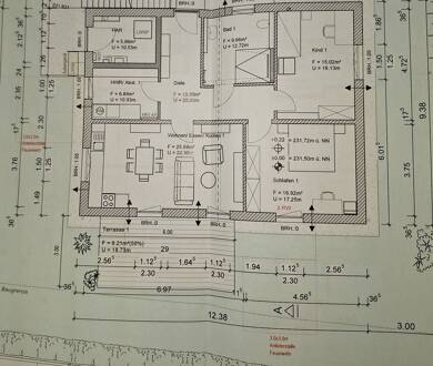 Wohnung zur Miete 1.500 € 3,5 Zimmer 100 m² EG Lampoldshausen Hardthausen am Kocher 74239