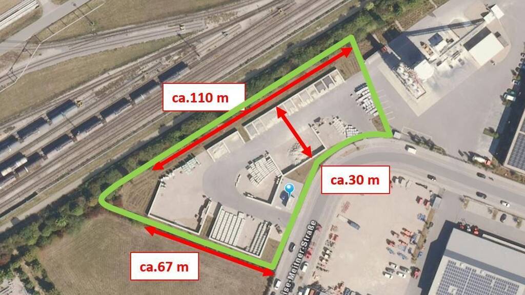 Grundstück zur Miete 119.000 € 6.697 m² Grundstück frei ab sofort Lise-Meitner-Straße 11 Feldkirchen Ingolstadt 85055