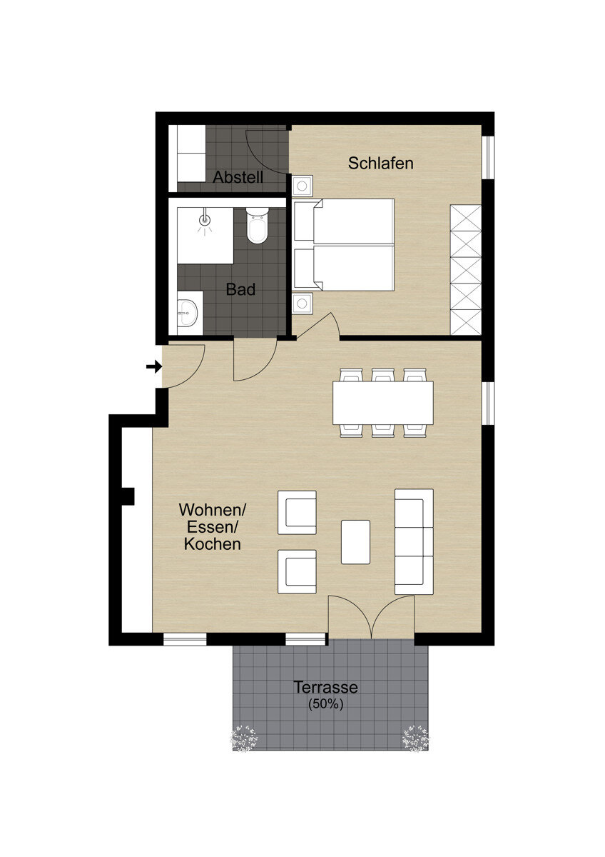 Wohnung zum Kauf 270.517 € 2 Zimmer 70,4 m²<br/>Wohnfläche Herten - Südost Herten 45699