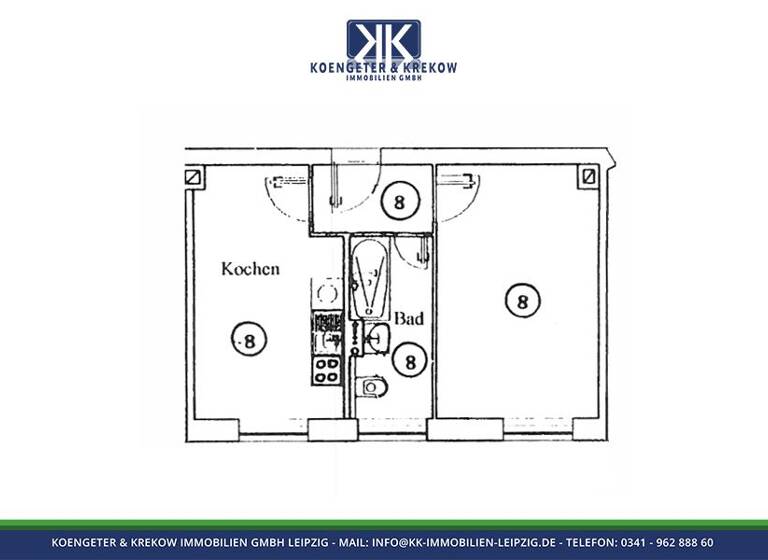 Studio zur Miete 370 € 1 Zimmer 35,2 m² 1. Geschoss frei ab 01.07.2026 Limburger Straße 68 Plagwitz Leipzig 04229