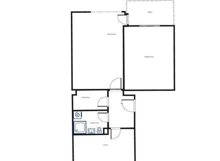 Wohnung zur Miete 518 € 2 Zimmer 59,6 m² 2. Geschoss frei ab 11.04.2026 Neuer Landweg 26 Berenbostel Garbsen 30827