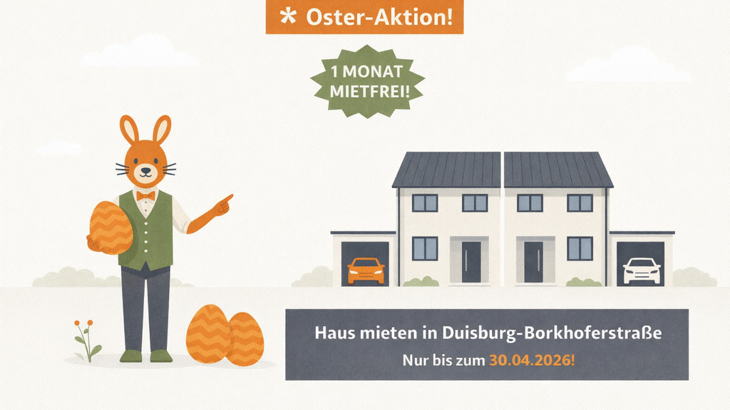 Neubauprojekt zur Miete Borkhofer Straße Mittelmeiderich Duisburg 47137