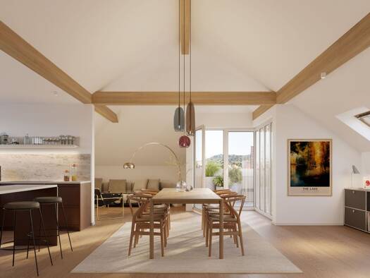 Penthouse zum Kauf - Neubau provisionsfrei 817.000 € 4 Zimmer 111,5 m² 4. Geschoss Kaiserstraße 38 Pfullingen 72793