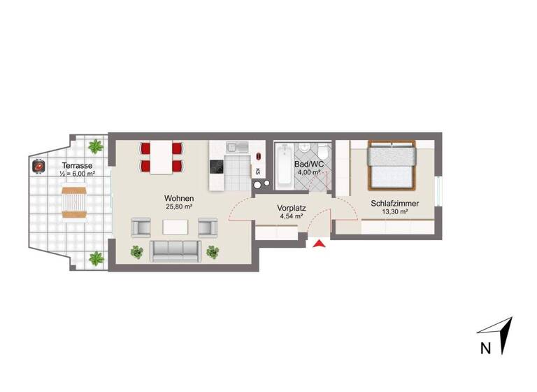 Wohnung zum Kauf 425.000 € 2 Zimmer 54,2 m² Partenkirchen Garmisch-Partenkirchen 82467