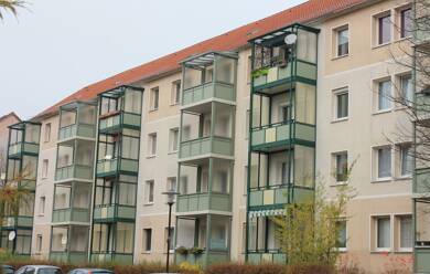 Wohnung zur Miete 376 € 3 Zimmer 57,8 m² 1. Geschoss Comeniusstraße 29 Wolfen Bitterfeld-Wolfen 06766