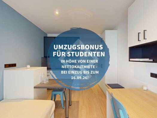 Studio zur Miete - Erstbezug 580 € 1 Zimmer 23,8 m² 4. Geschoss frei ab sofort Im Rad Wiesbaden Nordost 65197