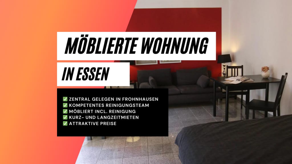 Wohnung zur Miete Wohnen auf Zeit 998 € 2 Zimmer 45 m²<br/>Wohnfläche 01.04.2025<br/>Verfügbarkeit Sybelstraße Frohnhausen Essen 45145