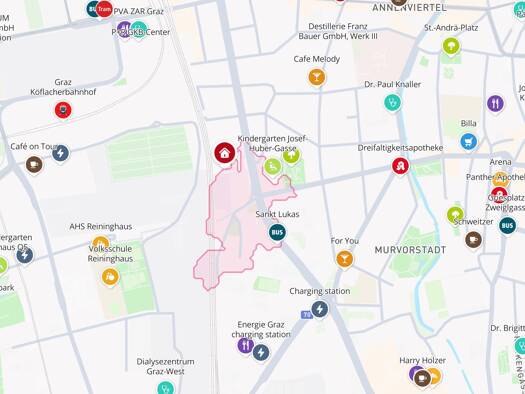Wohnung zur Miete 469 € 2 Zimmer 80,1 m² Gries Graz 8020