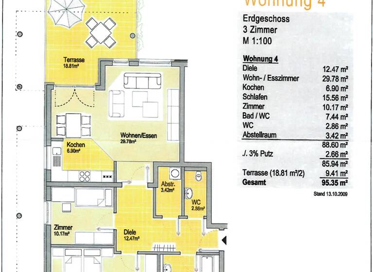 Wohnung zum Kauf provisionsfrei 347.500 € 3 Zimmer 95 m²<br/>Wohnfläche 4<br/>Geschosse Kasernenstraße 23 Kehl Kehl 77694
