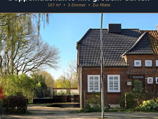 Doppelhaushälfte zur Miete 1.061 € 3 Zimmer 107 m² 600 m² Grundstück frei ab 01.08.2026 Itzehoe 25524