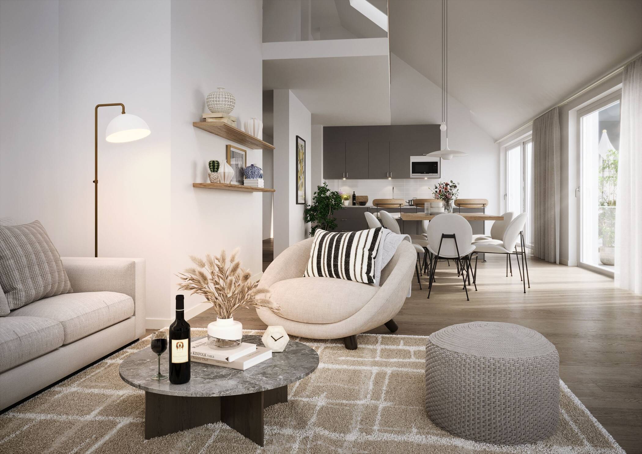 WOHNEN IM PARK - Traumwohnung mit ca. 210 m² großem Privatgarten – Auf dem Stein 40, 88662 Überlingen – Vorschaubild 3