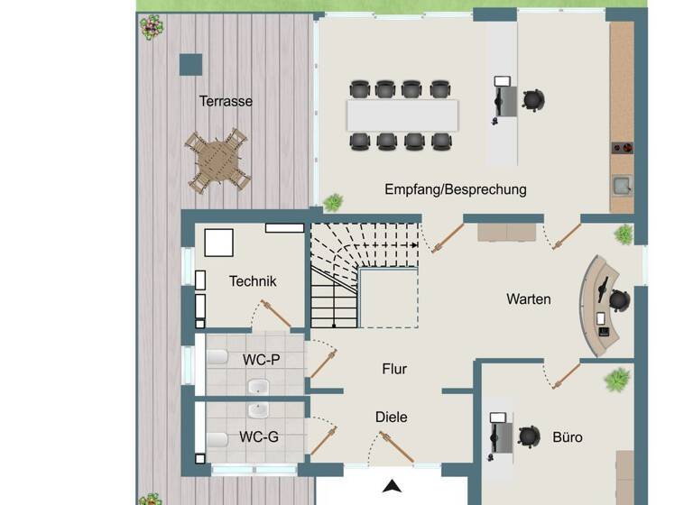 Büro zum Kauf 764.000 € 6 Zimmer 198 m² Bürofläche Südstadt Rostock 18059
