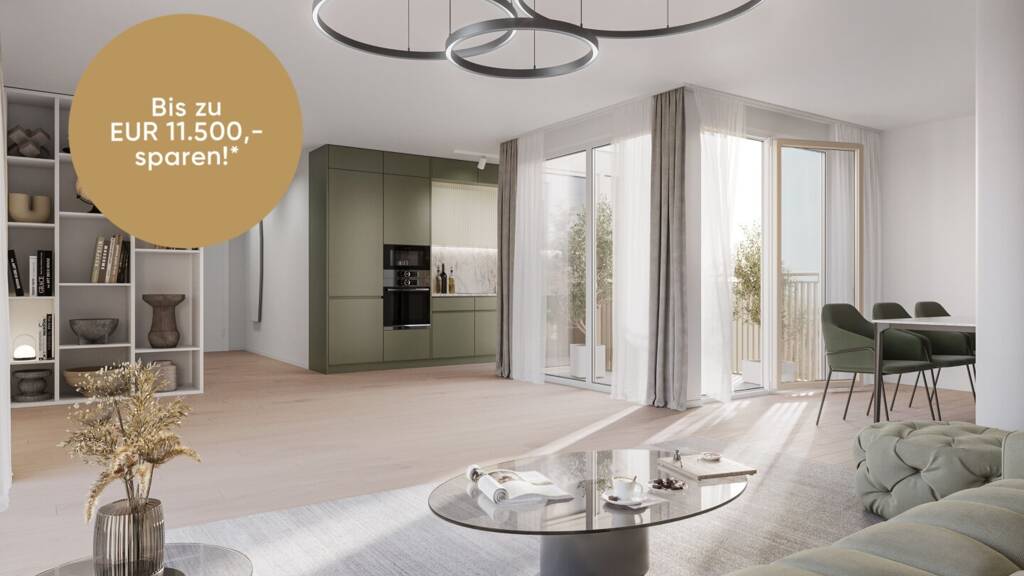 Wohnung zum Kauf - Erstbezug 585.000 € 3 Zimmer 70,7 m² 5. Geschoss Siebenbrunnengasse 44 Wien 1050