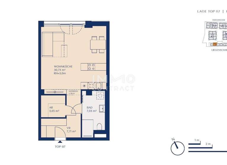 Studio zum Kauf provisionsfrei 295.000 € 1 Zimmer 49,1 m² Wien 1230