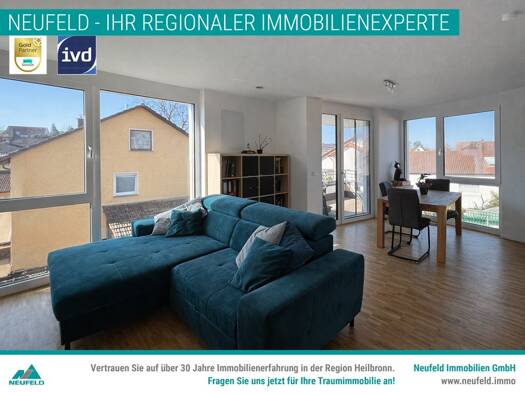 Wohnung zur Miete 1.195 € 3,5 Zimmer 79,6 m² frei ab 01.07.2026 Kochendorf Bad Friedrichshall 74177