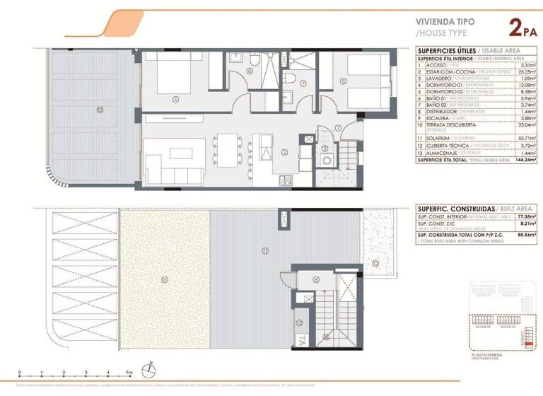 Wohnung zum Kauf 325.000 € 3 Zimmer 77 m² 3. Geschoss a Crevillente Torrevieja 03184