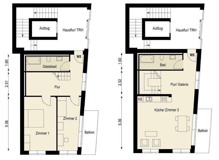 Maisonette zum Kauf - Erstbezug 870.000 € 4 Zimmer 116,7 m² 3. Geschoss frei ab sofort Französisch Buchholz Berlin 10405