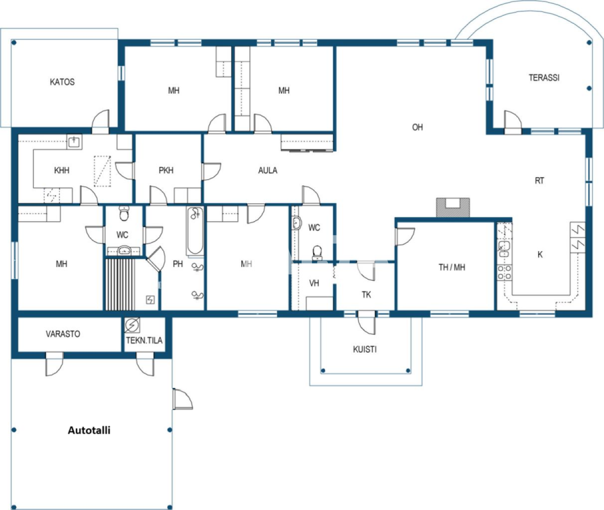 Einfamilienhaus zur Miete 1.000 € 6 Zimmer 185 m²<br/>Wohnfläche 1.943 m²<br/>Grundstück Heikkiläntie 29 Kouvola 46900