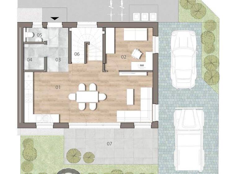 Doppelhaushälfte zum Kauf - Erstbezug 599.000 € 6 Zimmer 148 m² 198 m² Grundstück Stockerau 2000