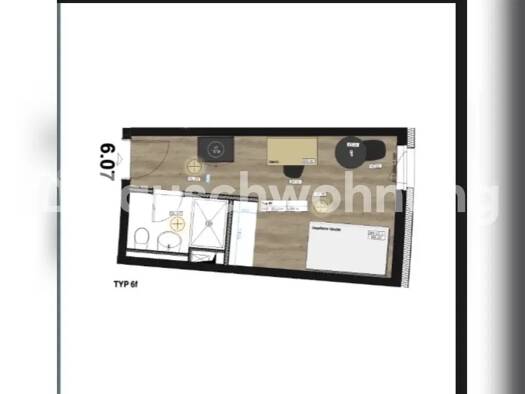 Studio zur Miete Tauschwohnung 940 € 1 Zimmer 22 m² 6. Geschoss Mariendorf Berlin 12157
