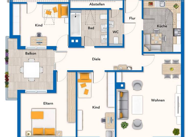 Wohnung zum Kauf 360.000 € 4 Zimmer 142,2 m² Köngen 73257