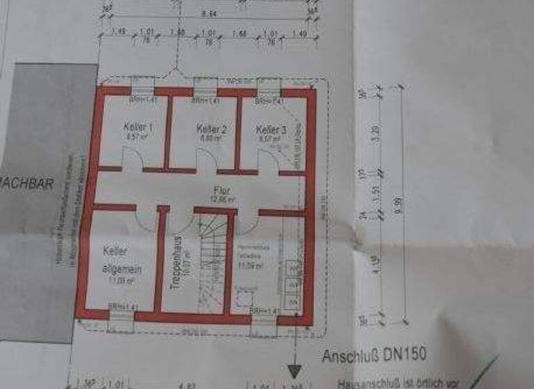 Wohnung zur Miete 750 € 3 Zimmer 71,4 m² 1. Geschoss frei ab sofort Hochwaldstr.7 Fraulautern Saarlouis 66740