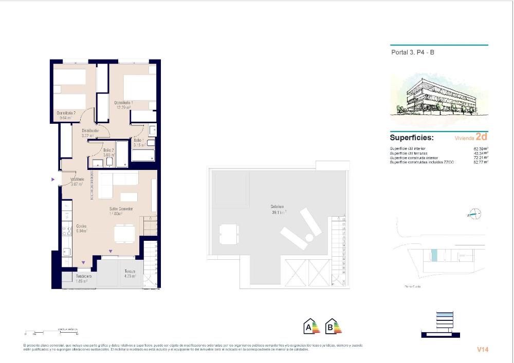 Penthouse zum Kauf 313.200 € 3 Zimmer 82 m²<br/>Wohnfläche Alicante 03001