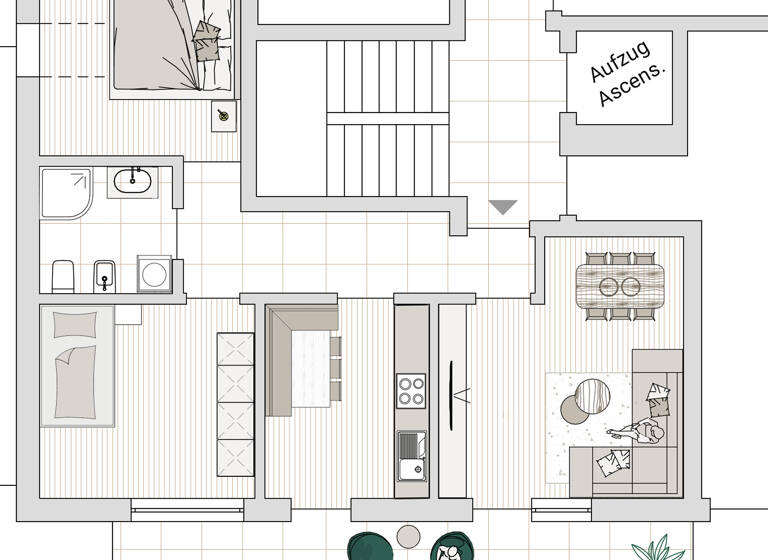 Wohnung zum Kauf 525.000 € 4 Zimmer 64,3 m² 2. Geschoss frei ab sofort Schießstandweg 3 Sexten 39030