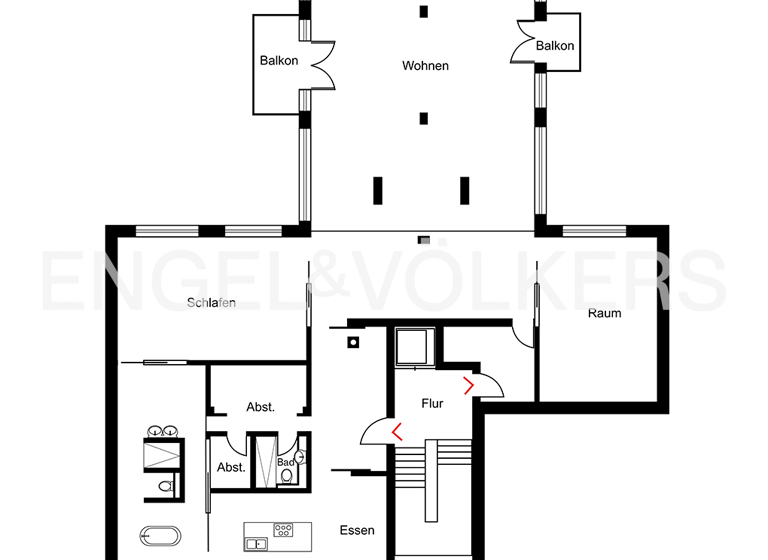 Wohnung zum Kauf 1.990.000 € 3 Zimmer 362 m² 3. Geschoss Gesundbrunnen Berlin-Wedding 13357