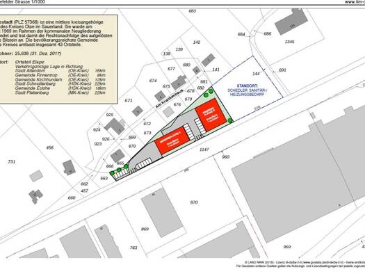 Produktionshalle zur Miete 500 m² Lagerfläche Elspe Lennestadt 57368