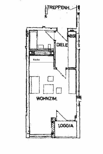 Wohnung zur Miete 440 € 1 Zimmer 38 m²<br/>Wohnfläche 3.<br/>Geschoss ab sofort<br/>Verfügbarkeit Vogelherdstraße 14 Bielingplatz Nürnberg 90419