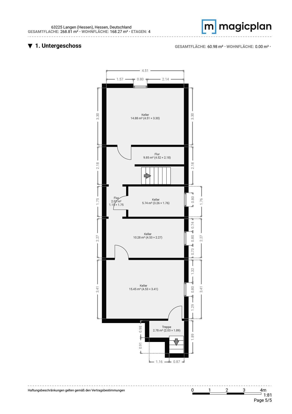 Mehrfamilienhaus zum Kauf 359.900 € 6 Zimmer 168,5 m²<br/>Wohnfläche 354 m²<br/>Grundstück Langen 1 Langen (Hessen) 63225