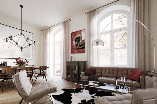 Wohnung zum Kauf - Neubau provisionsfrei 875.000 € 4 Zimmer 116 m² Dachgeschoss, 3. Geschoss frei ab sofort Herrenhäuser Kirchweg Nordstadt Hannover 30167
