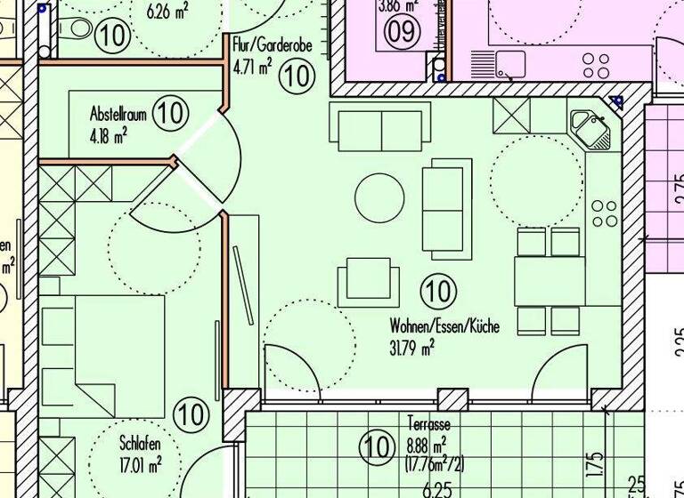 Wohnung zum Kauf - Erstbezug 274.600 € 2 Zimmer 72,8 m² EG Wörnitz 91637