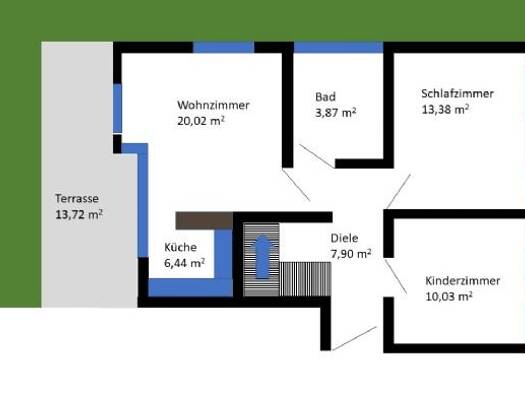 Terrassenwohnung zur Miete 1.571 € 4 Zimmer 78 m² EG frei ab 01.01.2026 Heinrich-Böll-Str. 44 Trudering-Riem München 81829