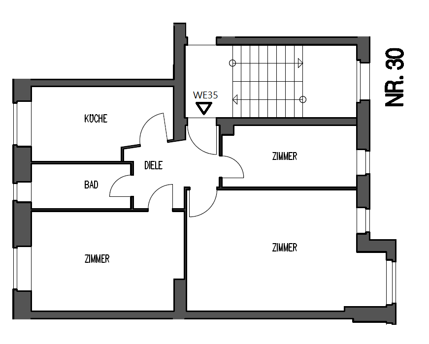 Wohnung zum Kauf provisionsfrei 255.437 € 3 Zimmer 63,9 m²<br/>Wohnfläche 1.<br/>Geschoss Tempelhof Berlin 12103