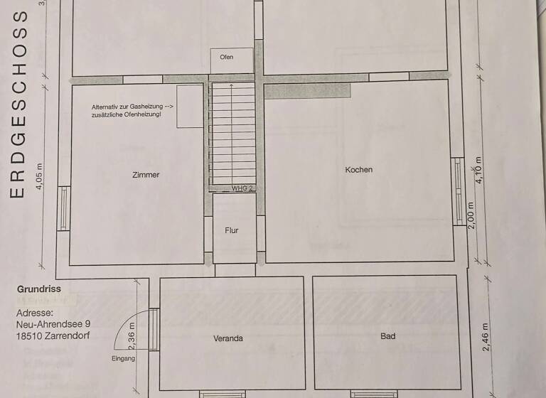 Haus zum Kauf 179.000 € 5 Zimmer 112 m² 800 m² Grundstück Zarrendorf 18510