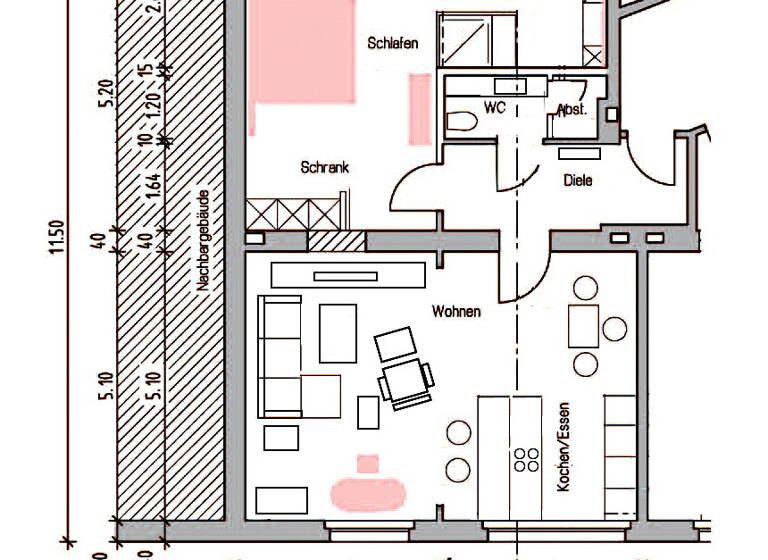 Wohnung zur Miete Wohnen auf Zeit 2.250 € 2 Zimmer 85 m²<br/>Wohnfläche 01.07.2025<br/>Verfügbarkeit Oberkassel Düsseldorf 40545