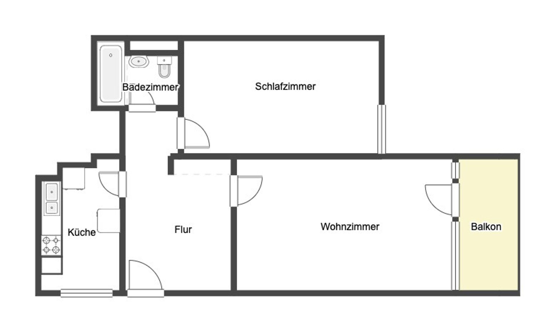 Wohnung zum Kauf 255.000 € 2 Zimmer 62,1 m²<br/>Wohnfläche 1.<br/>Geschoss Neu-Esting Olching 82140