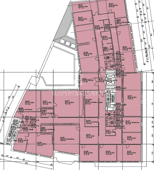 Praxisfläche zur Miete provisionsfrei 12 € 1.830 m²<br/>Bürofläche ab 280 m²<br/>Teilbarkeit Altstadt / St. Lorenz Nürnberg 90402