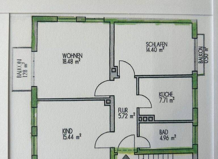 Wohnung zur Miete 790 € 3 Zimmer 68,5 m² 1. Geschoss frei ab 01.06.2026 Laufamholz Nürnberg 90482