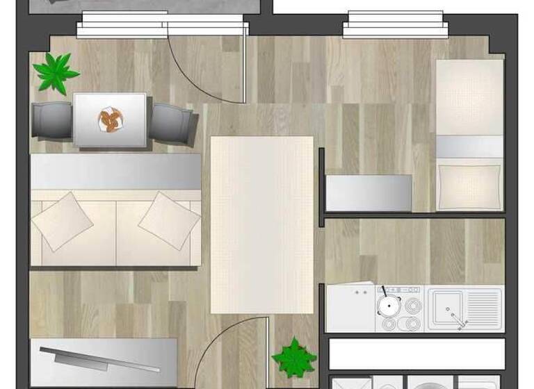 Studio zur Miete 230 € 1 Zimmer 33,1 m² 2. Geschoss frei ab 03.03.2026 Sonnenstr. 56 Sonnenberg Chemnitz 09130