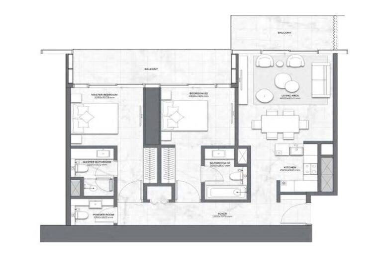 Wohnung zum Kauf - Erstbezug provisionsfrei 1.928.011 € 3 Zimmer 147,3 m² Dubai