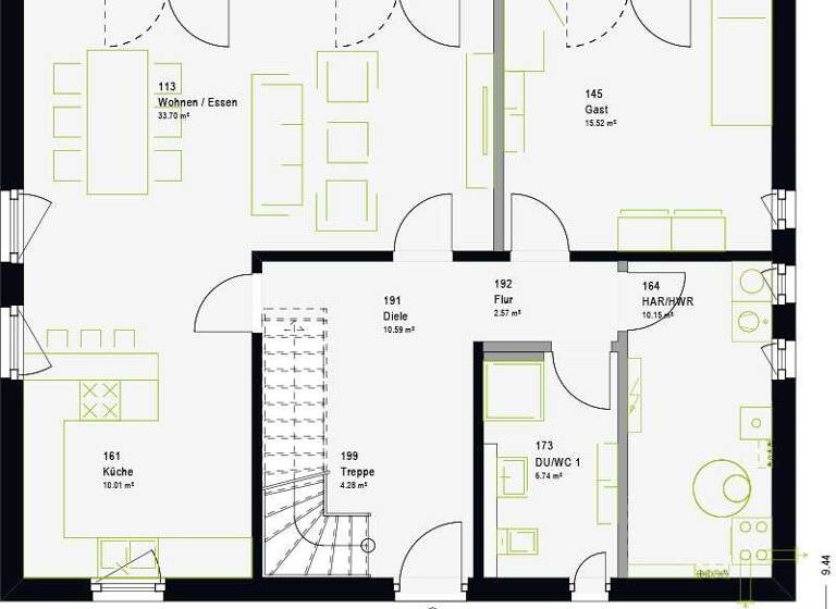Einfamilienhaus zum Kauf - Erstbezug provisionsfrei 423.279 € 6 Zimmer 181 m² 481 m² Grundstück Bolheim Herbrechtingen 89542