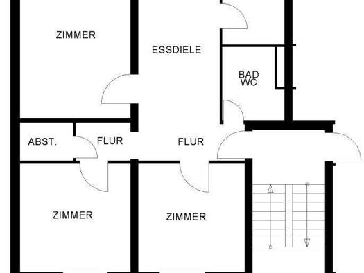 Wohnung zur Miete 445 € 3 Zimmer 69,1 m² 3. Geschoss Jakob-Kaiser-Straße 53 C Leherheide Bremerhaven 27578