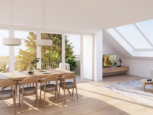 Penthouse zum Kauf - Neubau provisionsfrei 849.000 € 3 Zimmer 118,4 m² Elisabethenhain 22 Bad Vilbel Bad Vilbel 61118