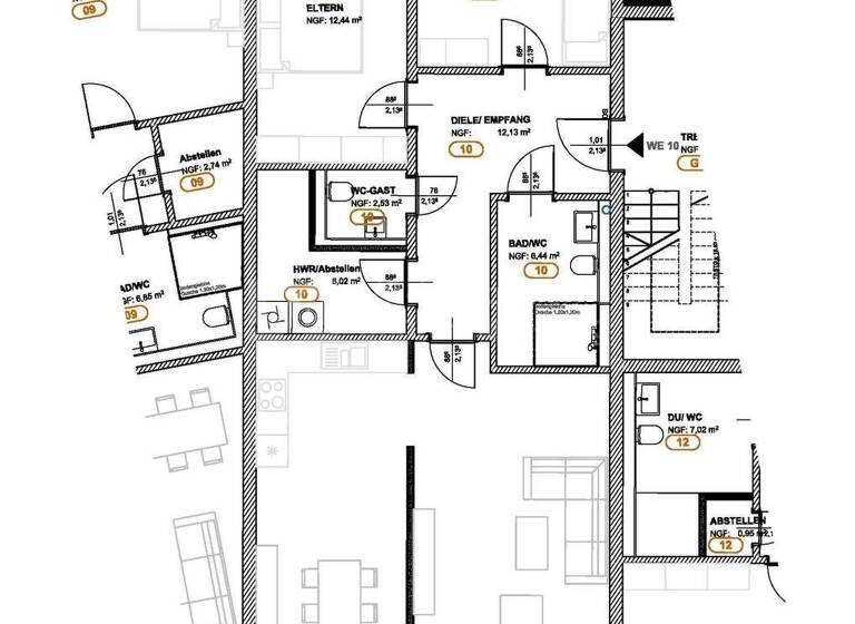 Wohnung zum Kauf - Erstbezug provisionsfrei 529.000 € 3 Zimmer 108,6 m² 2. Geschoss Donrath Lohmar 53797